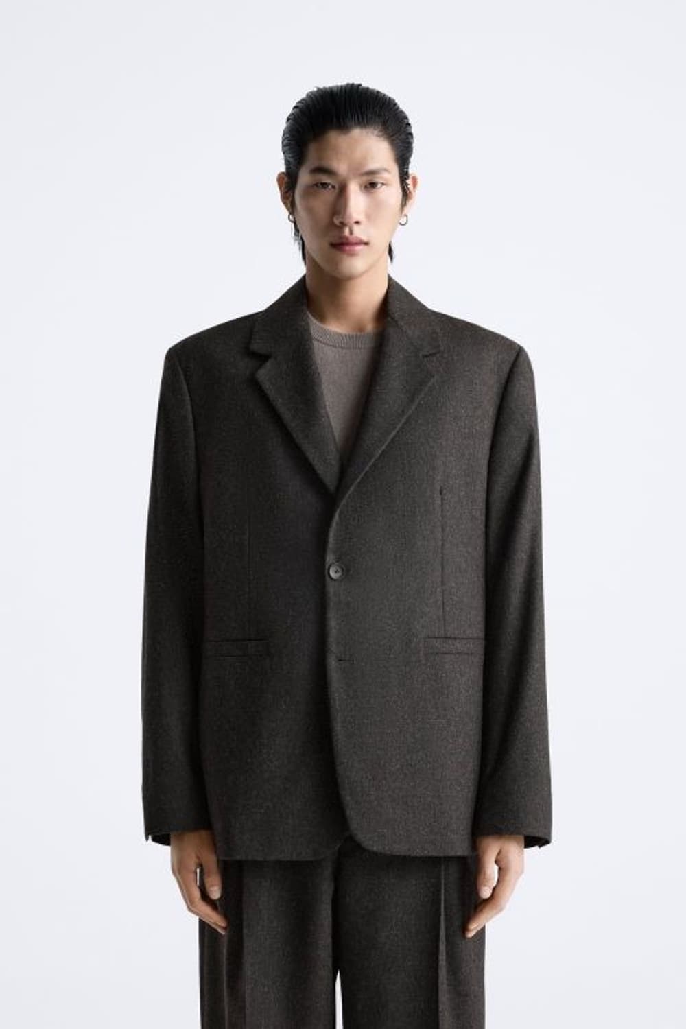 자라 23fw 울 블랜디드 셋업 50/40 상품이미지4