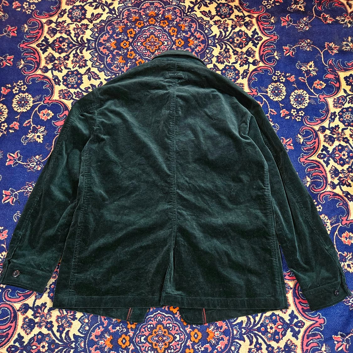 헨리코튼 20FW 리미티드 코듀로이 딥그린 풀 버튼 자켓 L size 상품이미지5