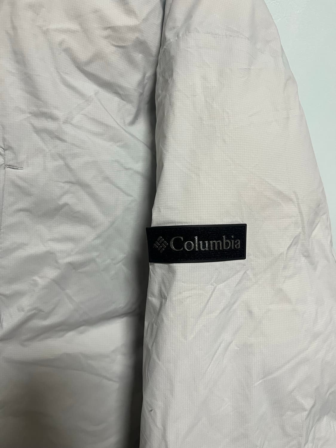 컬럼비아 패딩 자켓 아이보리 상품이미지2