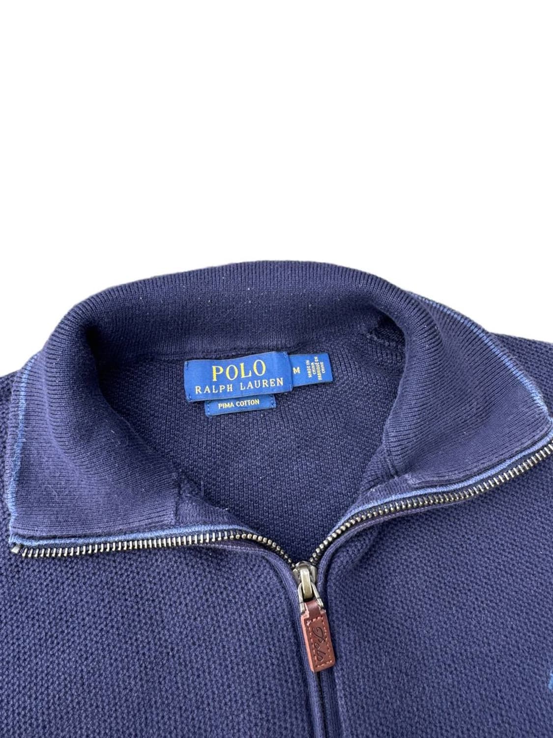 PRL quarter zip cotton sweater 상품이미지4