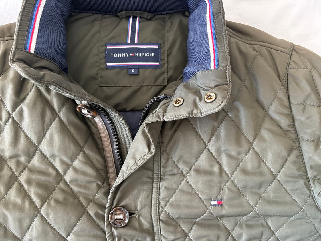 타미힐피거 퀼팅 자켓 S 올리브 상품이미지4