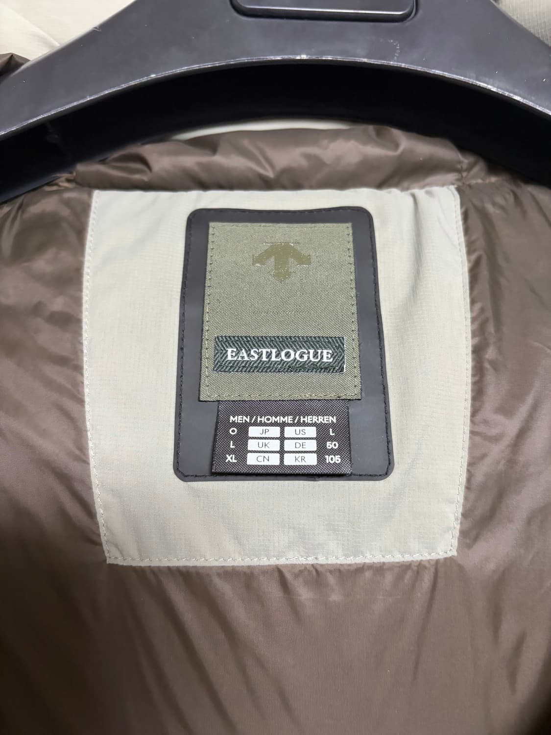 [XL]이스트로그X데상트 헤비다운자켓 샌드베이지 상품이미지5