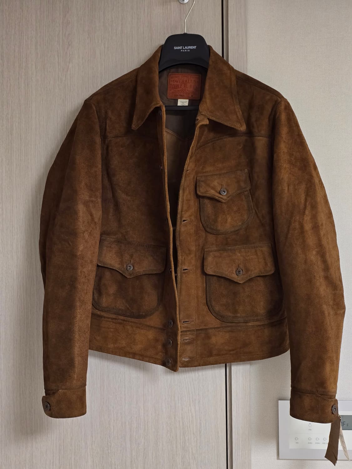 RRL 러프아웃 스웨이다 자켓 브라운 M 새제품 상품이미지1