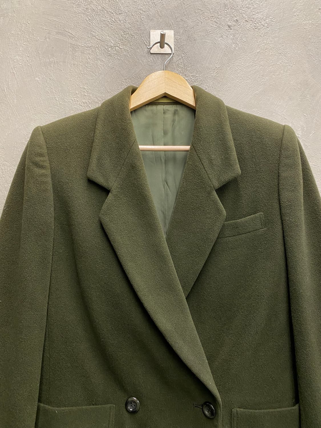 [M] 90s Burberrys 버버리 카키 울 블레이저 상품이미지3