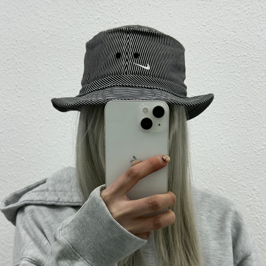 나이키 스트라이프 블랙 버킷햇 상품이미지1