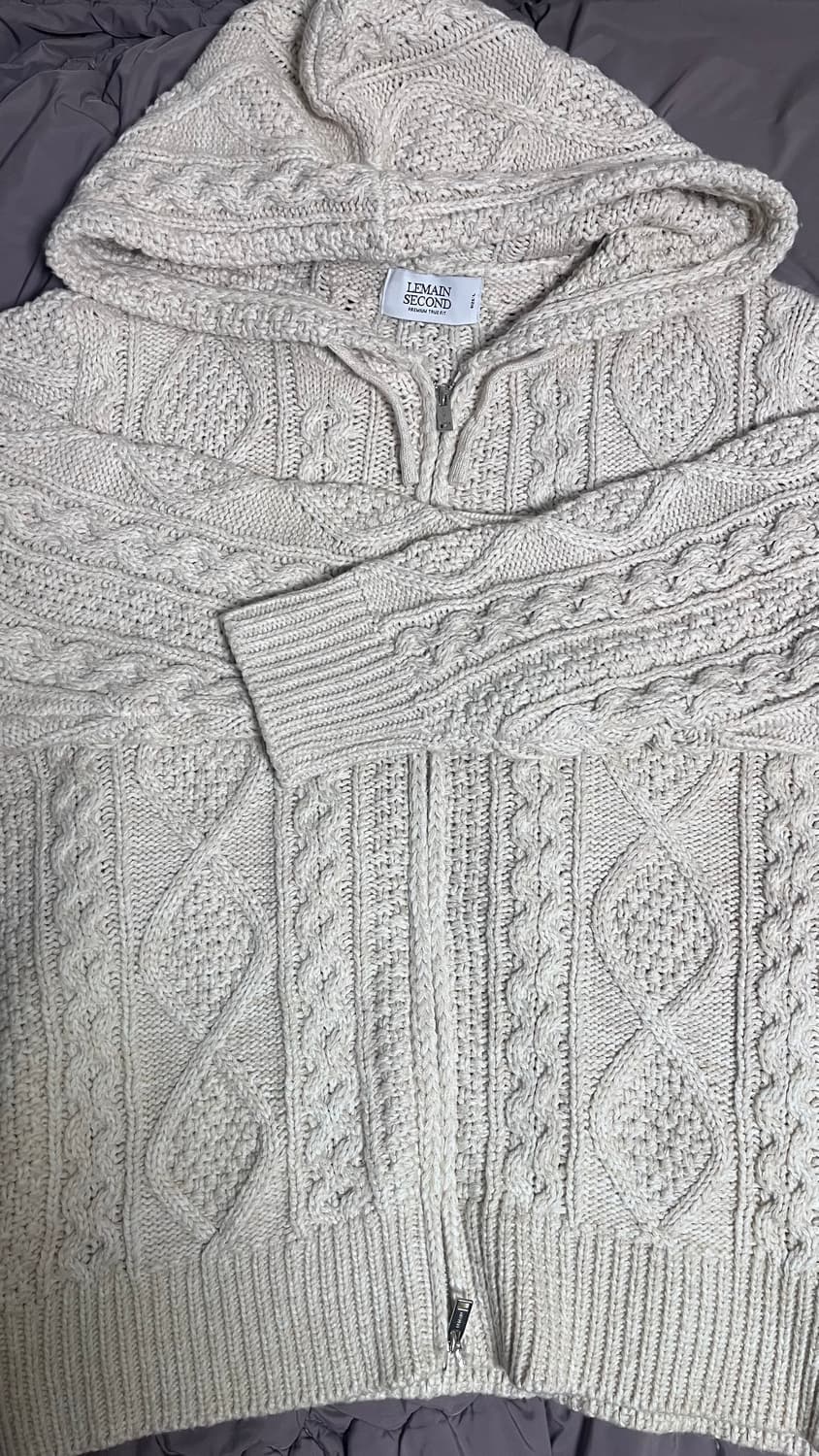 리메인세컨드 후드집업니트 상품이미지2