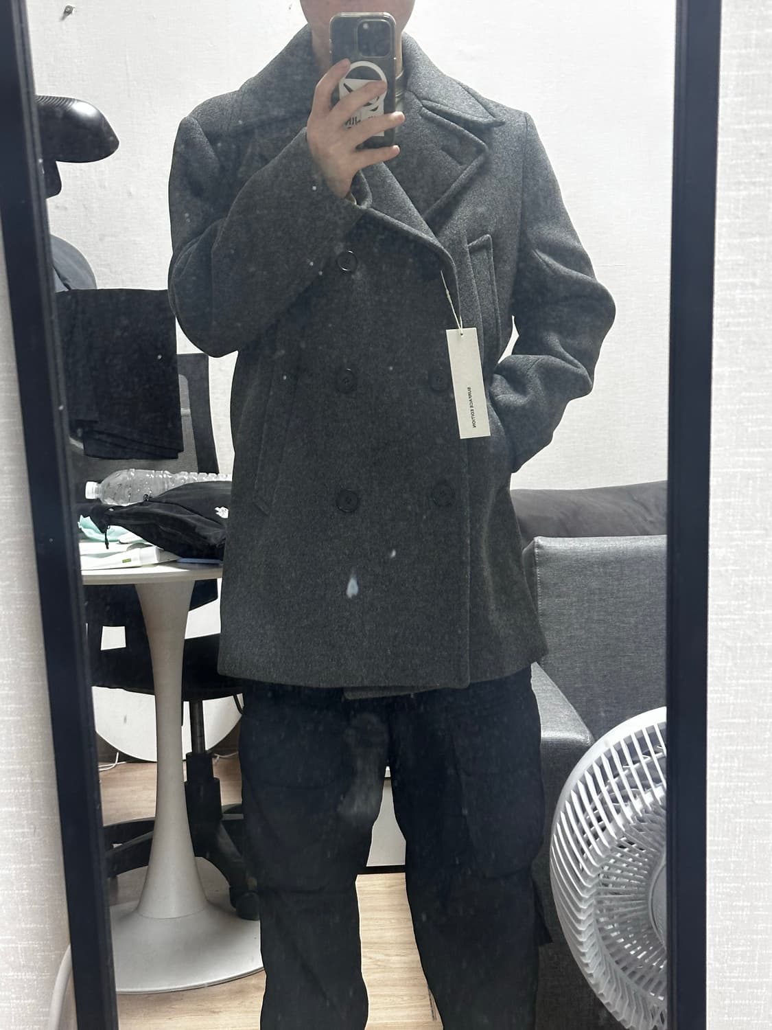 서피스에디션 25FW 모즈 피코트 그레이 M 상품이미지5