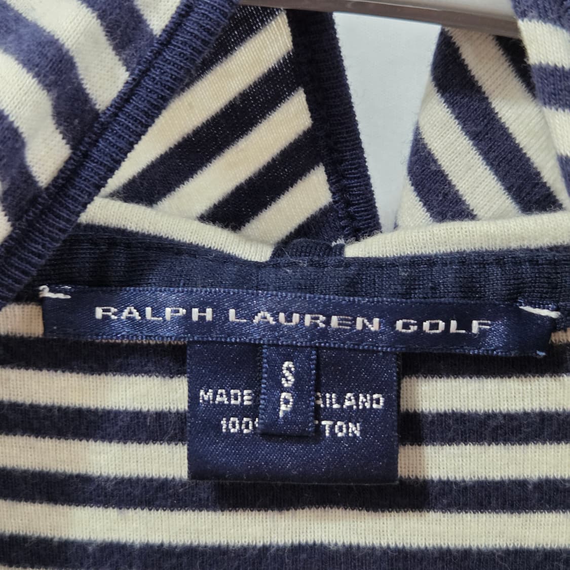 폴로랄프로렌 골프 우먼 스트라이프 후드집업 S 상품이미지3