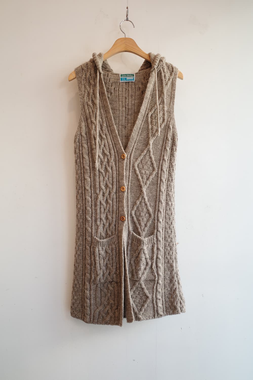 John Molly 존 몰리 롱 아란 니트 (MADE IN IRELAND 상품이미지1