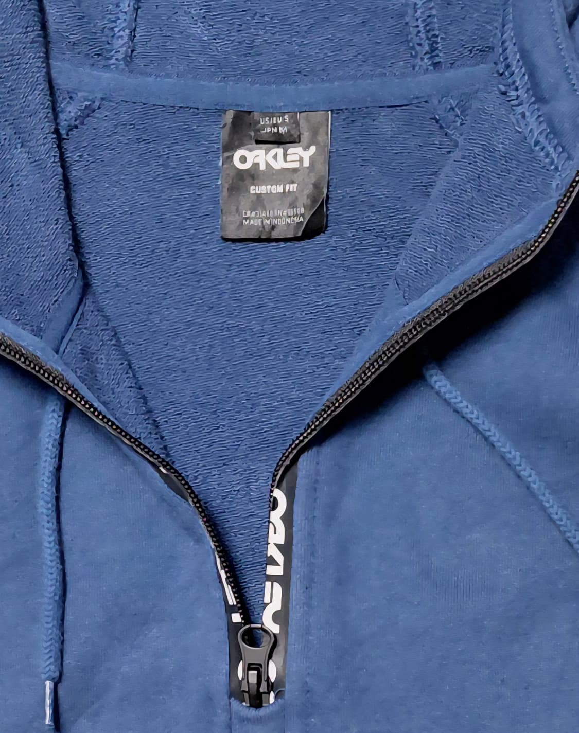 [정품] 오클리(Oakley) 하프 집업 후드티 (블루/95) 상품이미지5