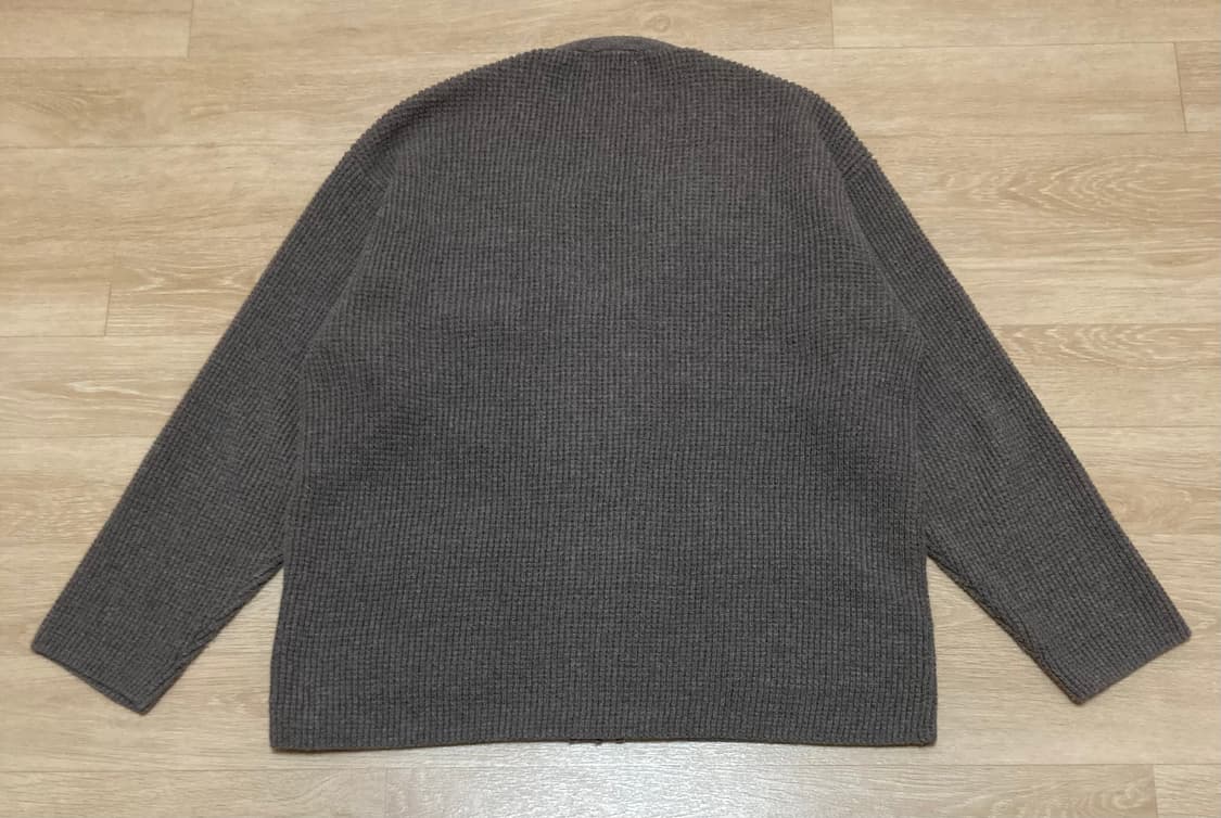 글로스터 울 집업 가디건 S 카키 상품이미지6