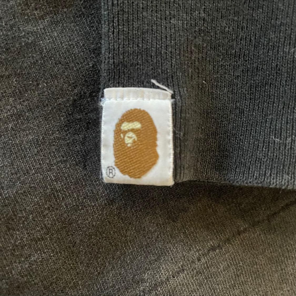 베이프 한자 로고 롱슬리브 티셔츠 상품이미지4