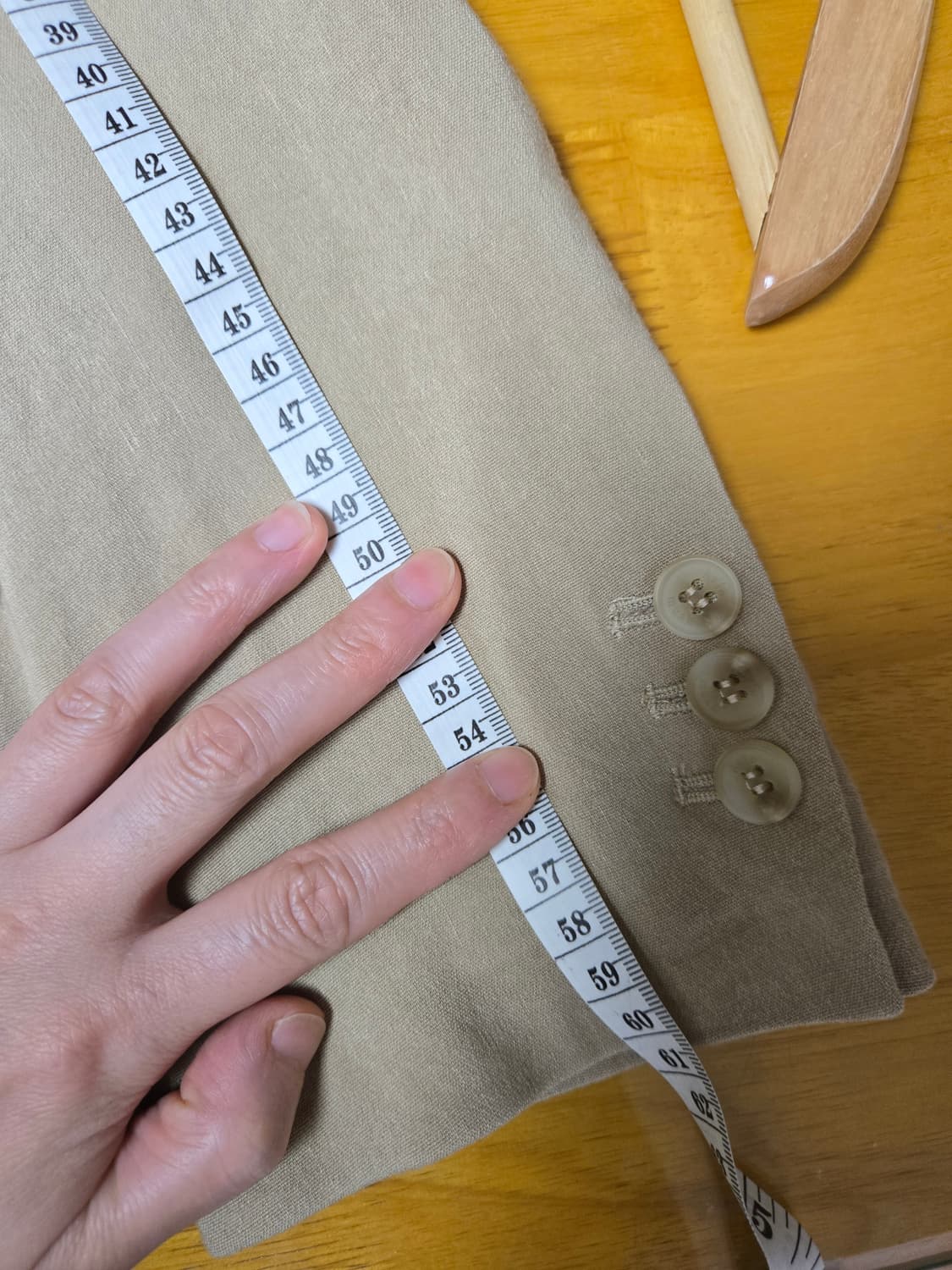 아비에무아 크롭 린넨블레이저 베이지 상품이미지8