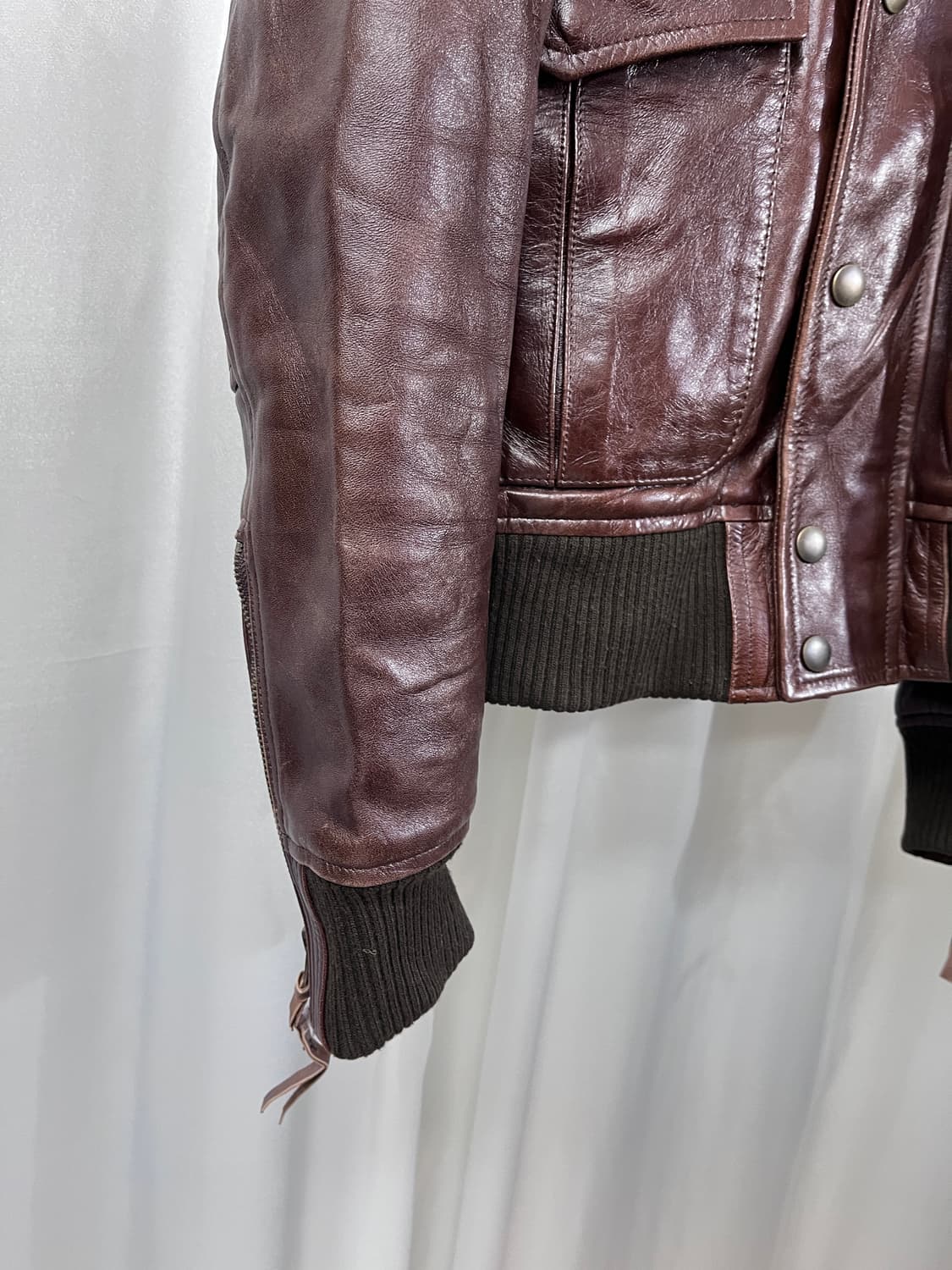 KENT&CURWEN A-2 leather 상품이미지3