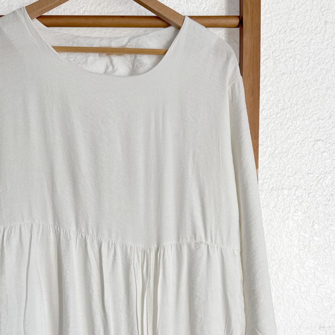 화이트 포그 티어드 롱드레스 상품이미지2