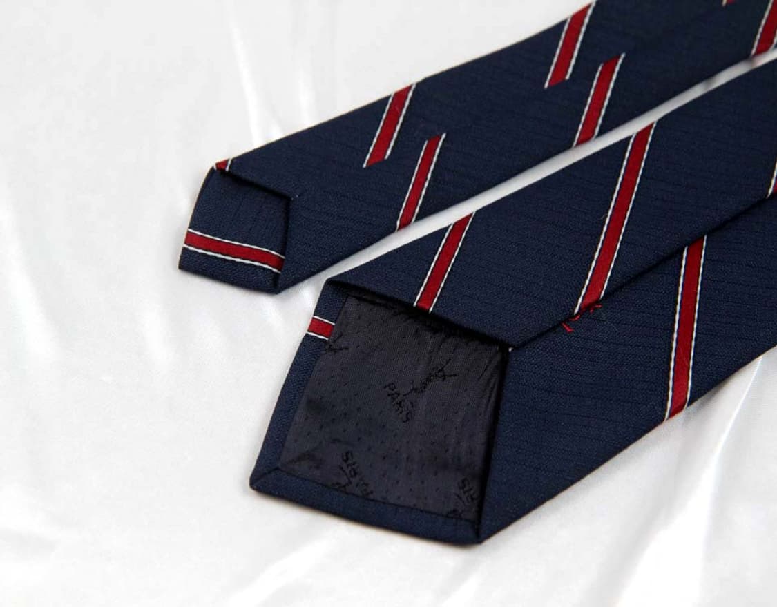 입생로랑 7.5cm A등급 폭수선 남자 명품 넥타이 상품이미지4