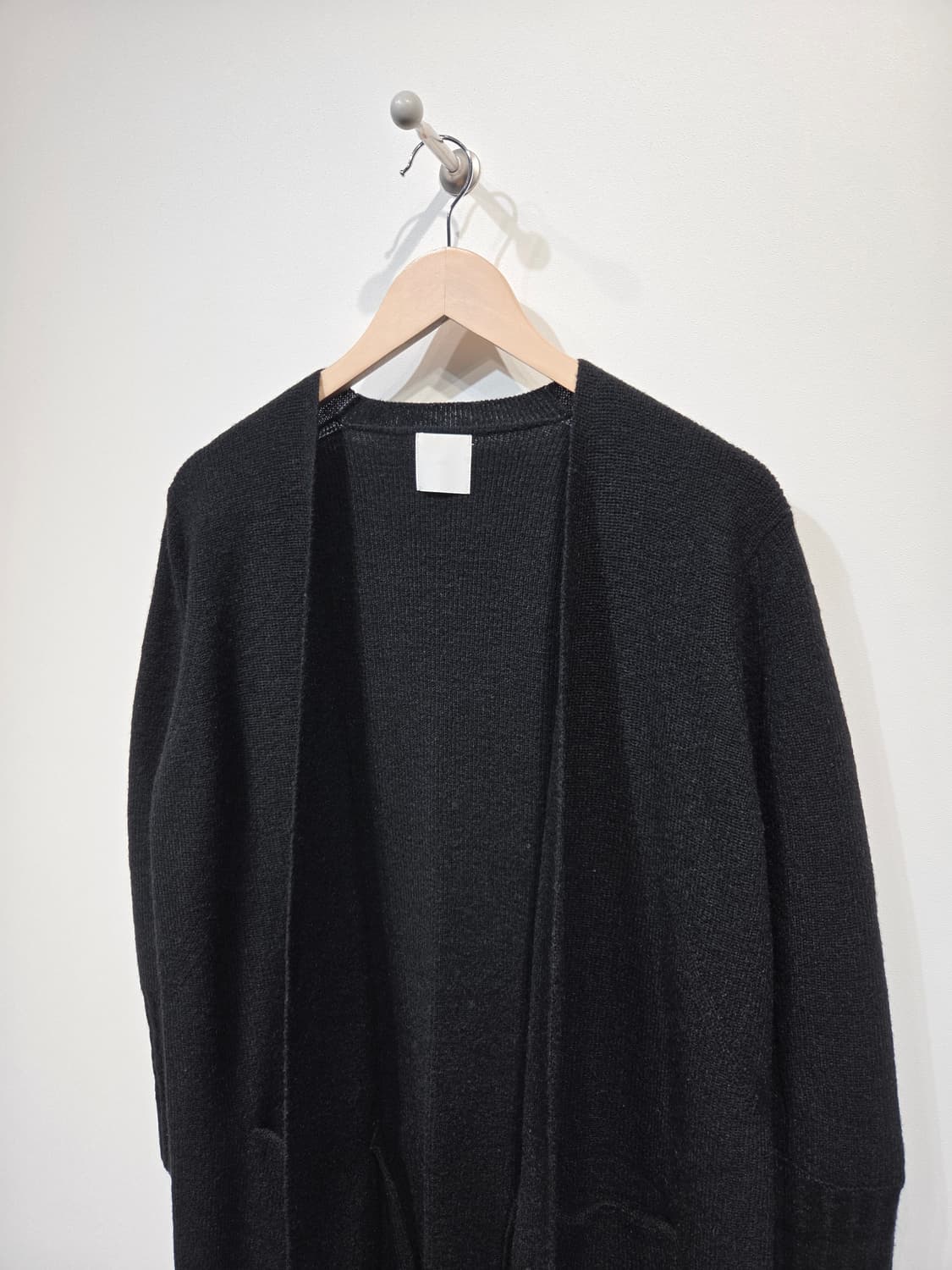 구호 KUHO 블랙 모 롱 가디건_Free 상품이미지3