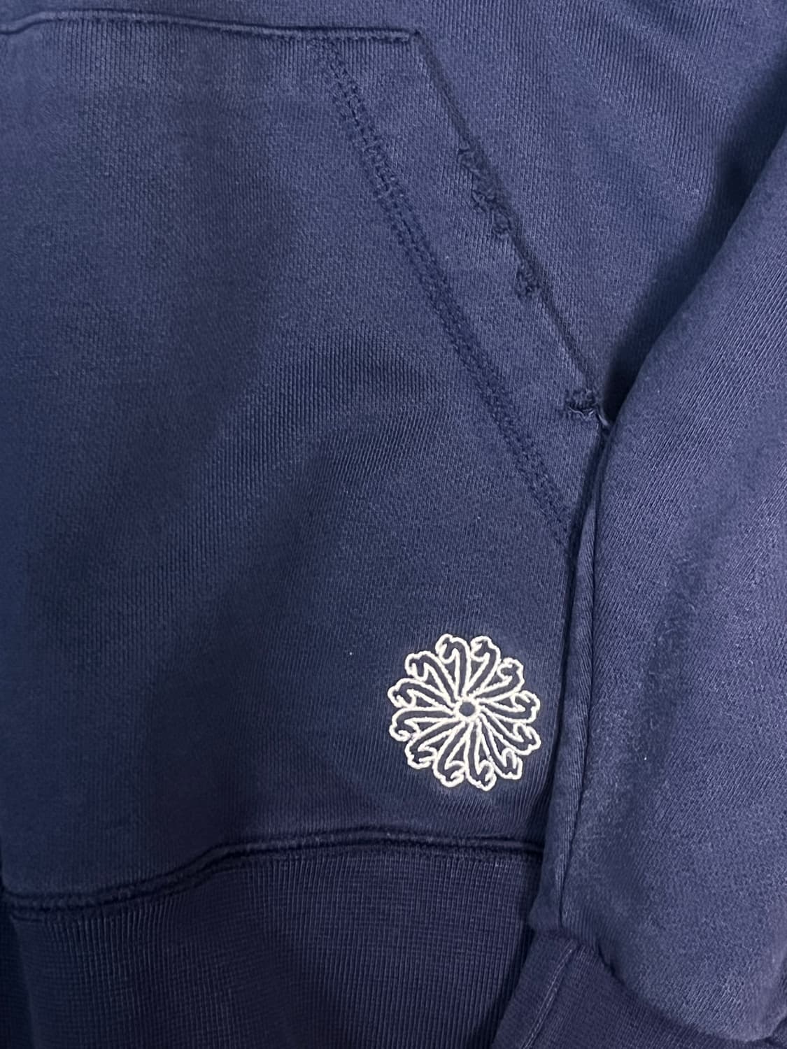 포스333_ Graffiti Phos Hoodie/Navy 상품이미지3