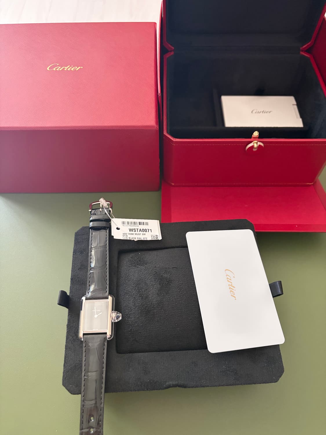 까르띠에 탱크 머스트 블랙 스몰 WSTA0071 (새상품) 상품이미지2