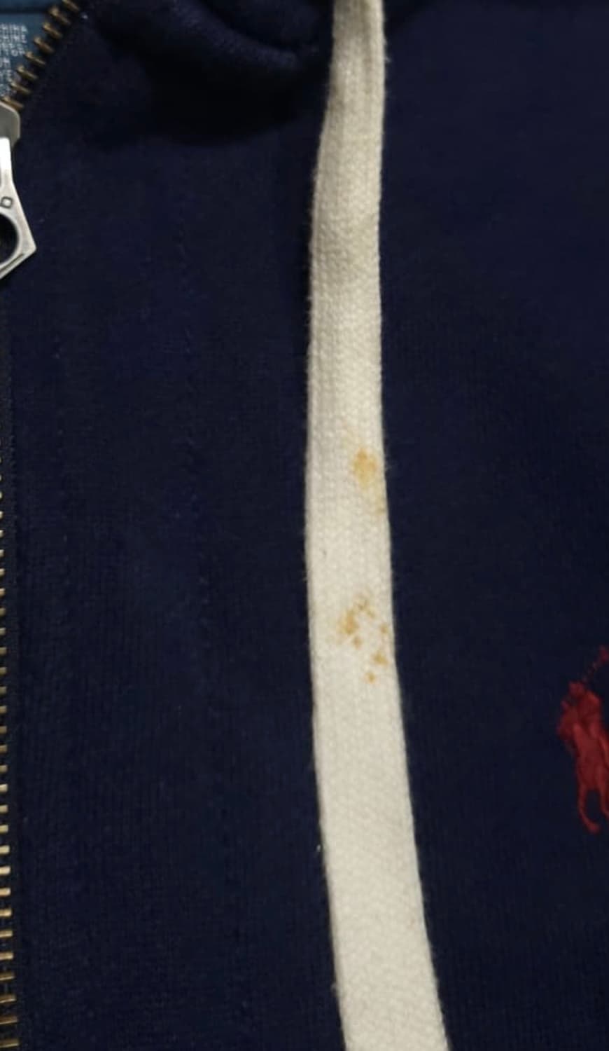 폴로 후드집업 네이비 상품이미지2