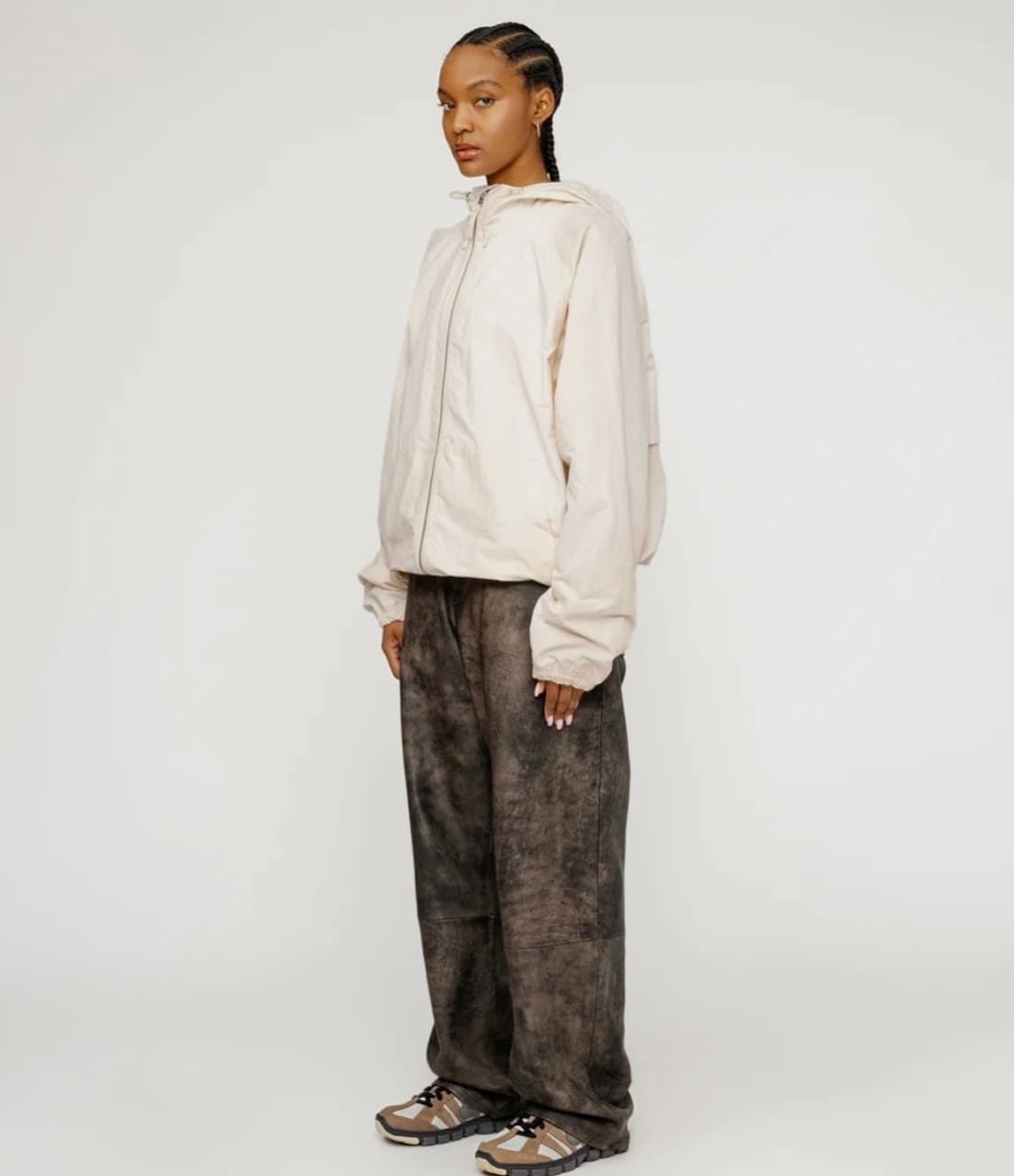 Stussy 스투시 비치쉘 웨이브 다이 자켓 본  상품이미지2