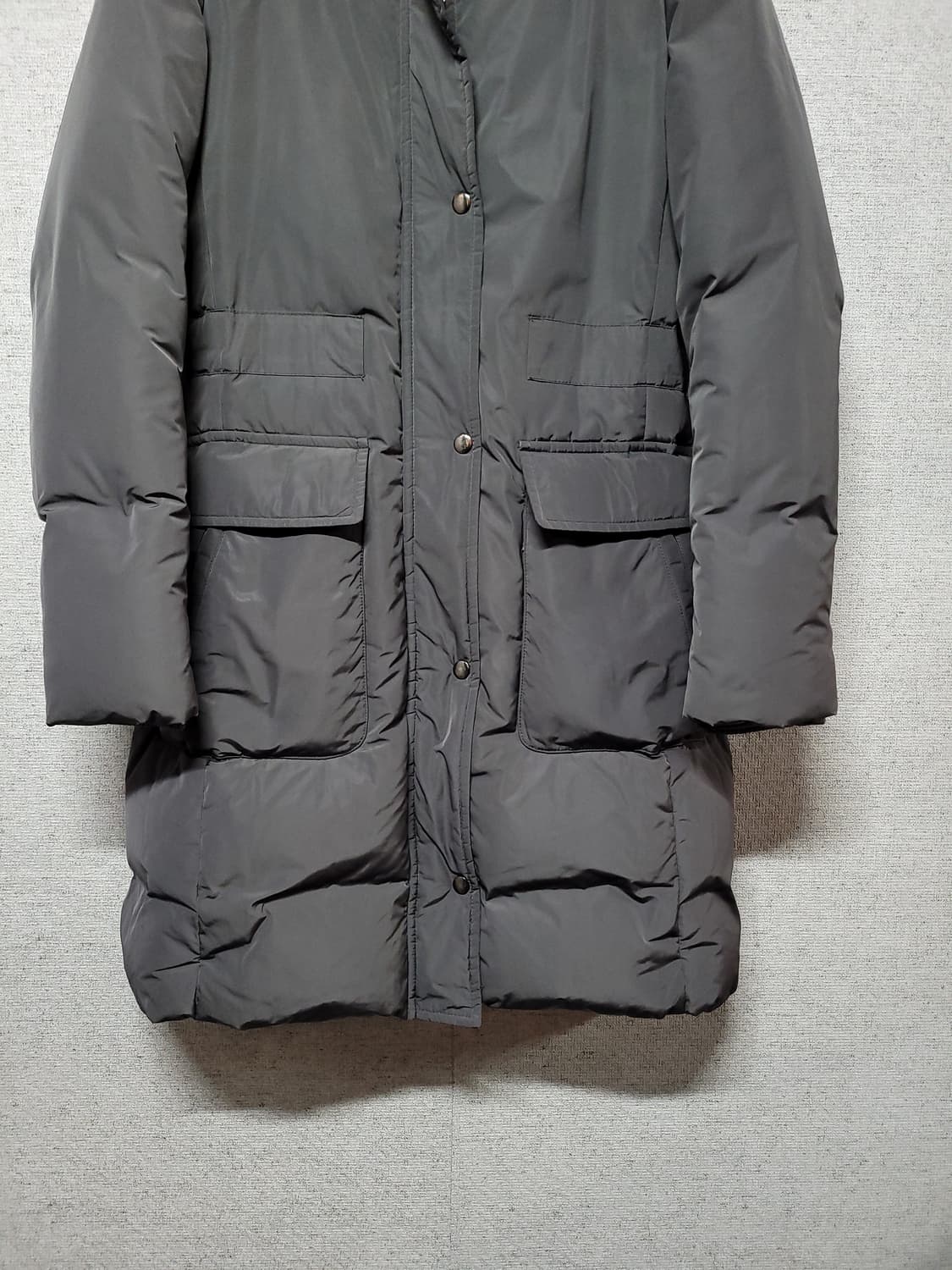 띠어리 여성 덕다운 라쿤퍼 롱패딩 상품이미지2