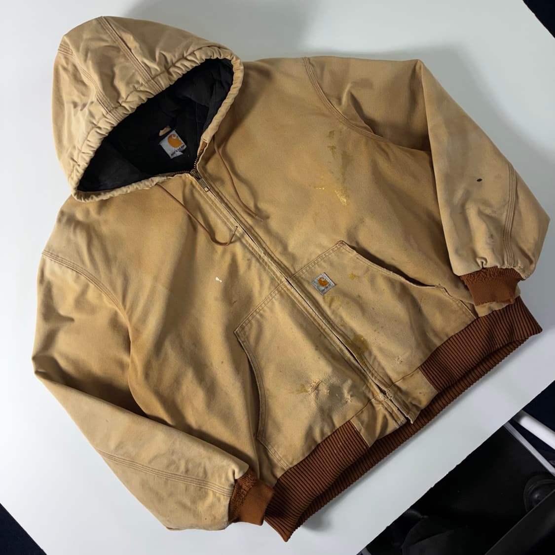 Carhartt 'OG' USA 샌드 베이지 엑티브 자켓 상품이미지2