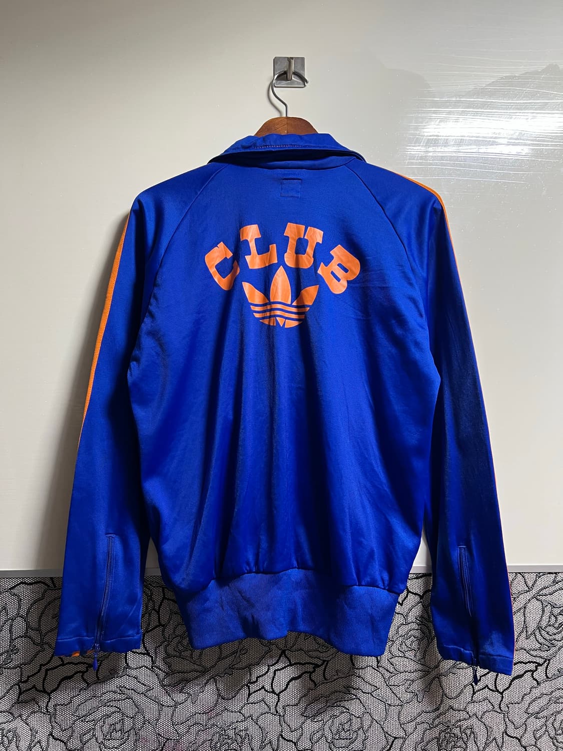 아디다스 클럽 트랙탑 블루 오렌지 상품이미지6