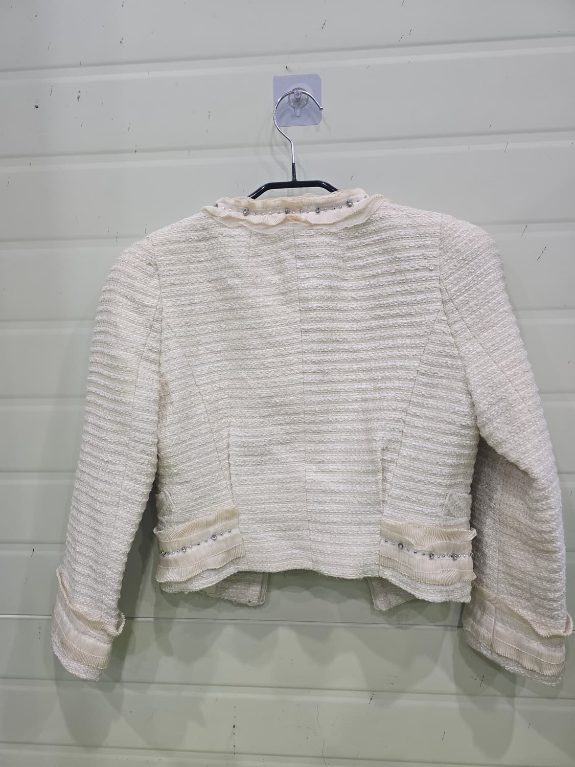 Obzee 아이보리 트위드 자켓 상품이미지10