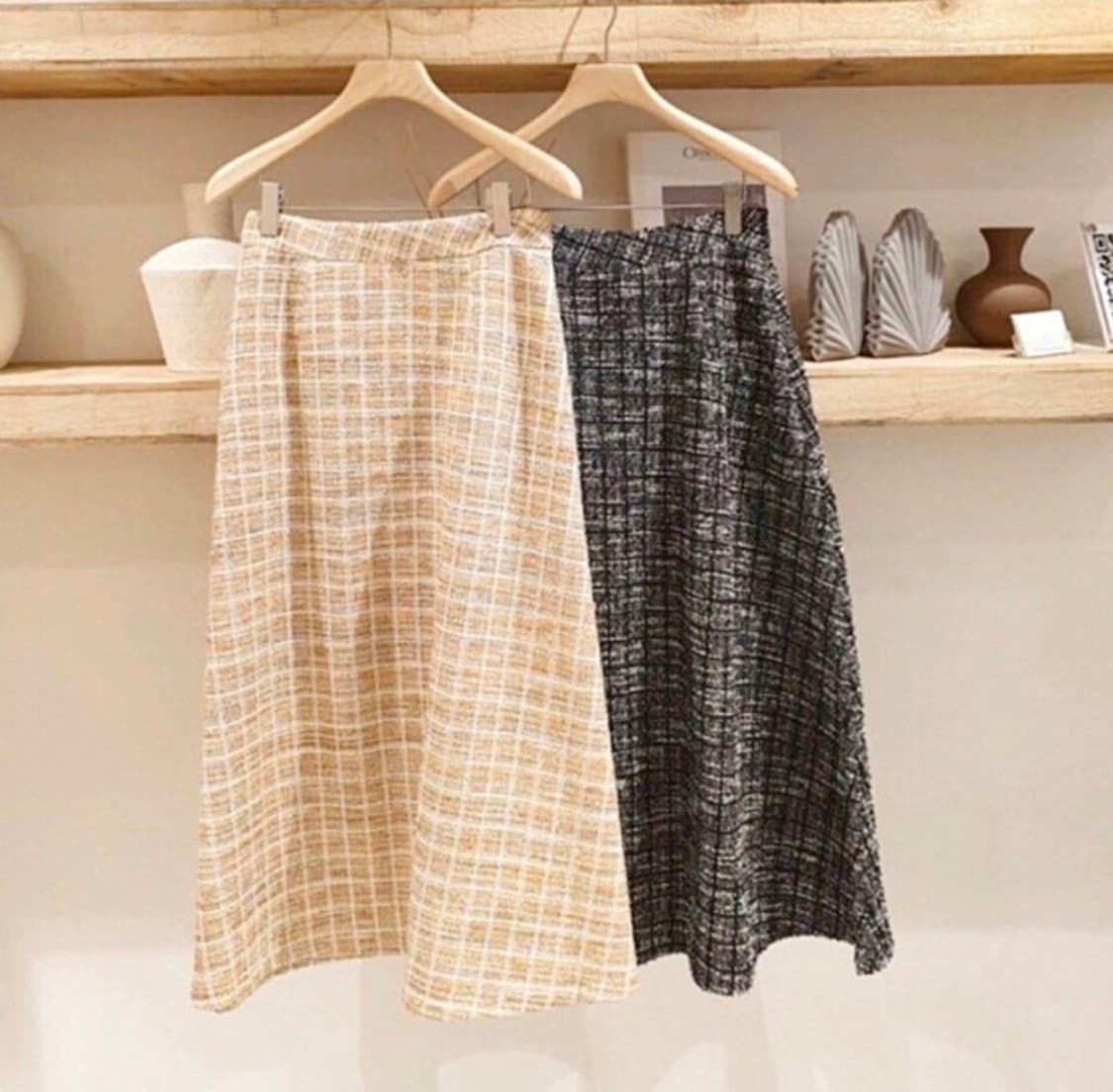 살롱드리앙(salon de Liens) 샤넬 트위드스커트 44 새상품 상품이미지1