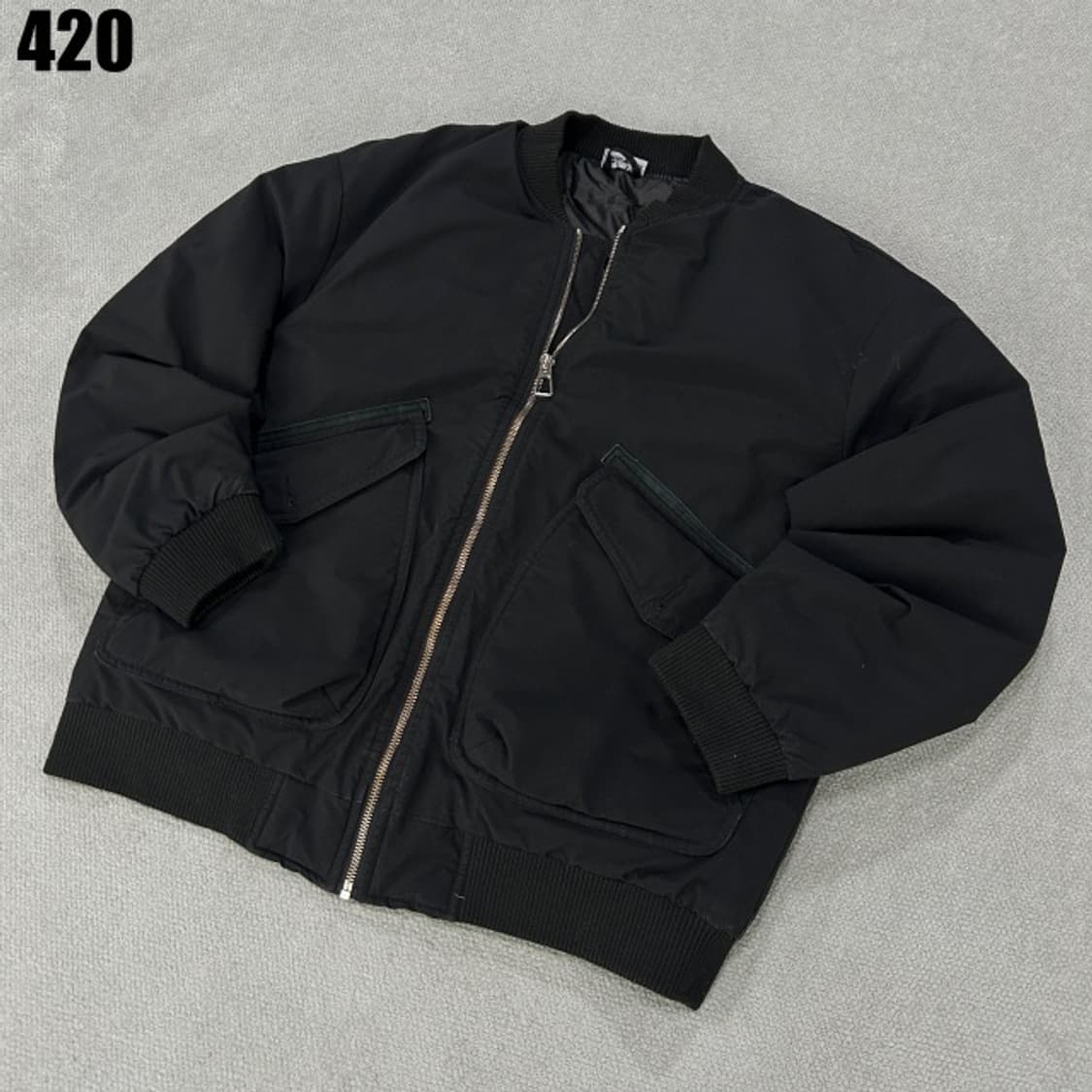 아르마니 EA7 블랙 봄버 자켓  상품이미지1