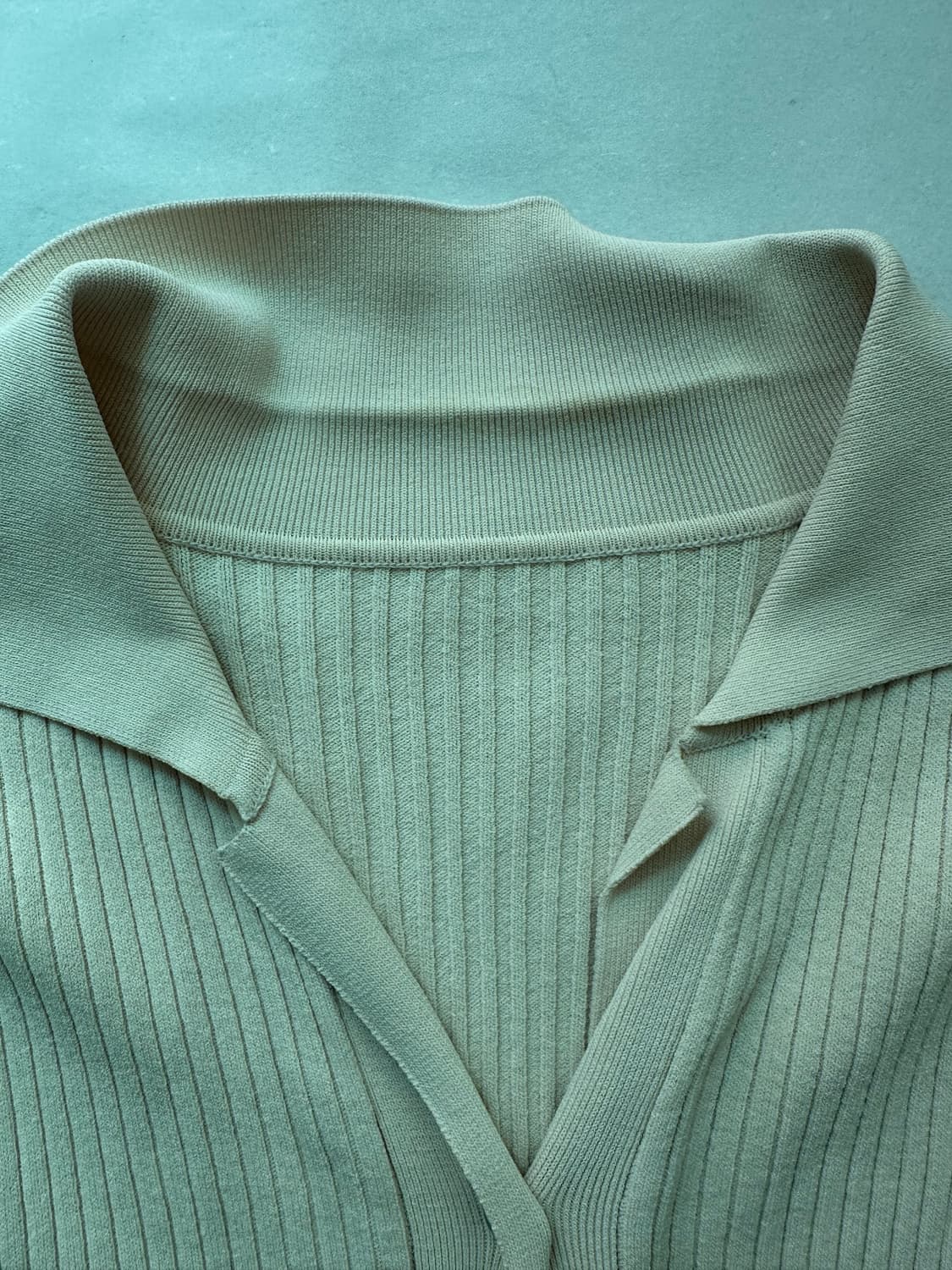 LFM 엘에프엠 카라 골지 가디건 베이지 F 상품이미지3