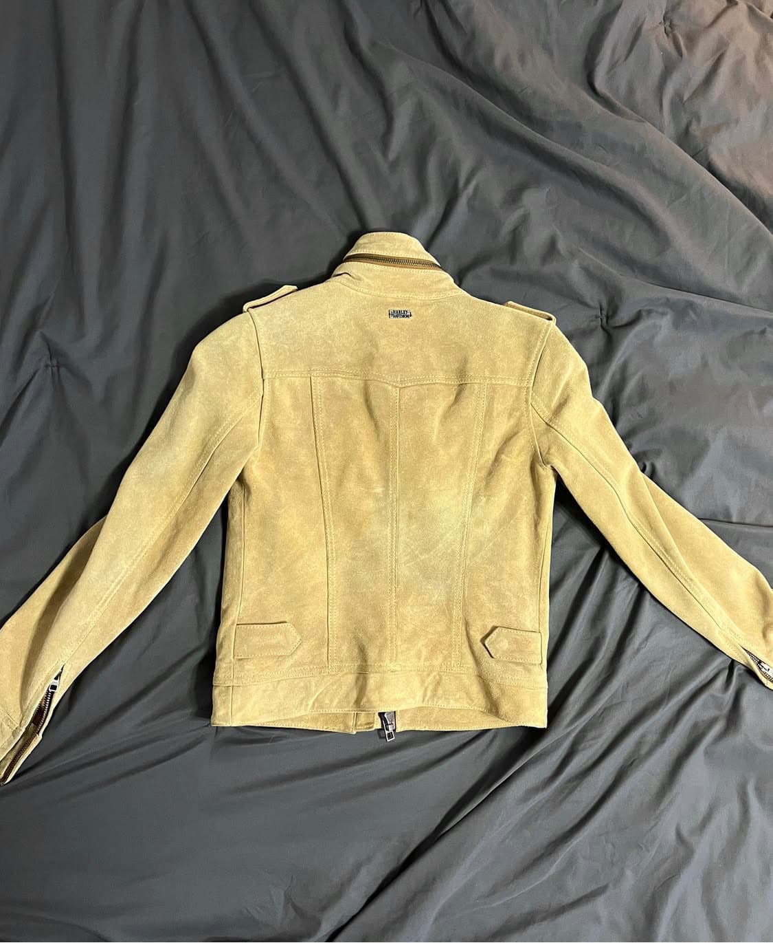 할리데이비슨 스웨이드 자켓 베이지 상품이미지2