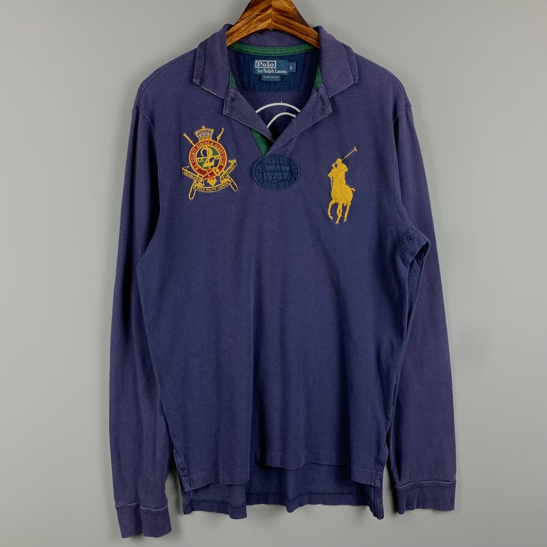 폴로 랄프로렌 빅포니 긴팔 카라 티셔츠 상품이미지2