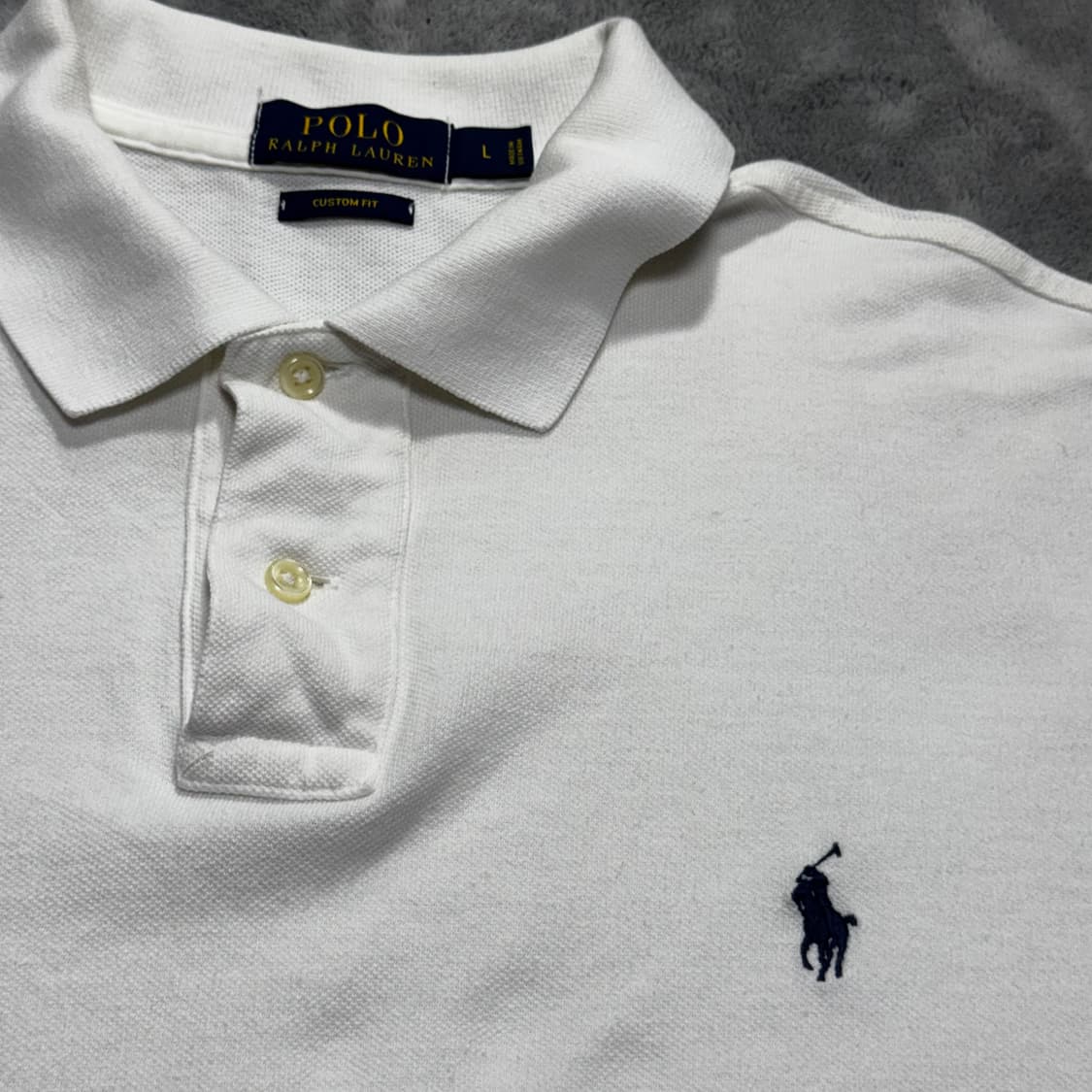 폴로랄프로렌 반팔 카라티 커스텀 핏 L 상품이미지2