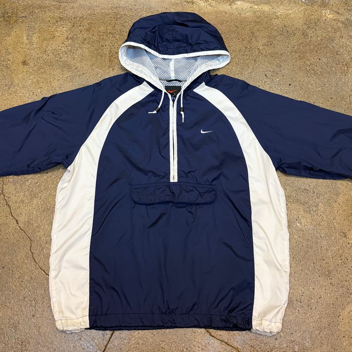 레어 90s 미국 빈티지 나이키 아노락 후드 바람막이 상품이미지2