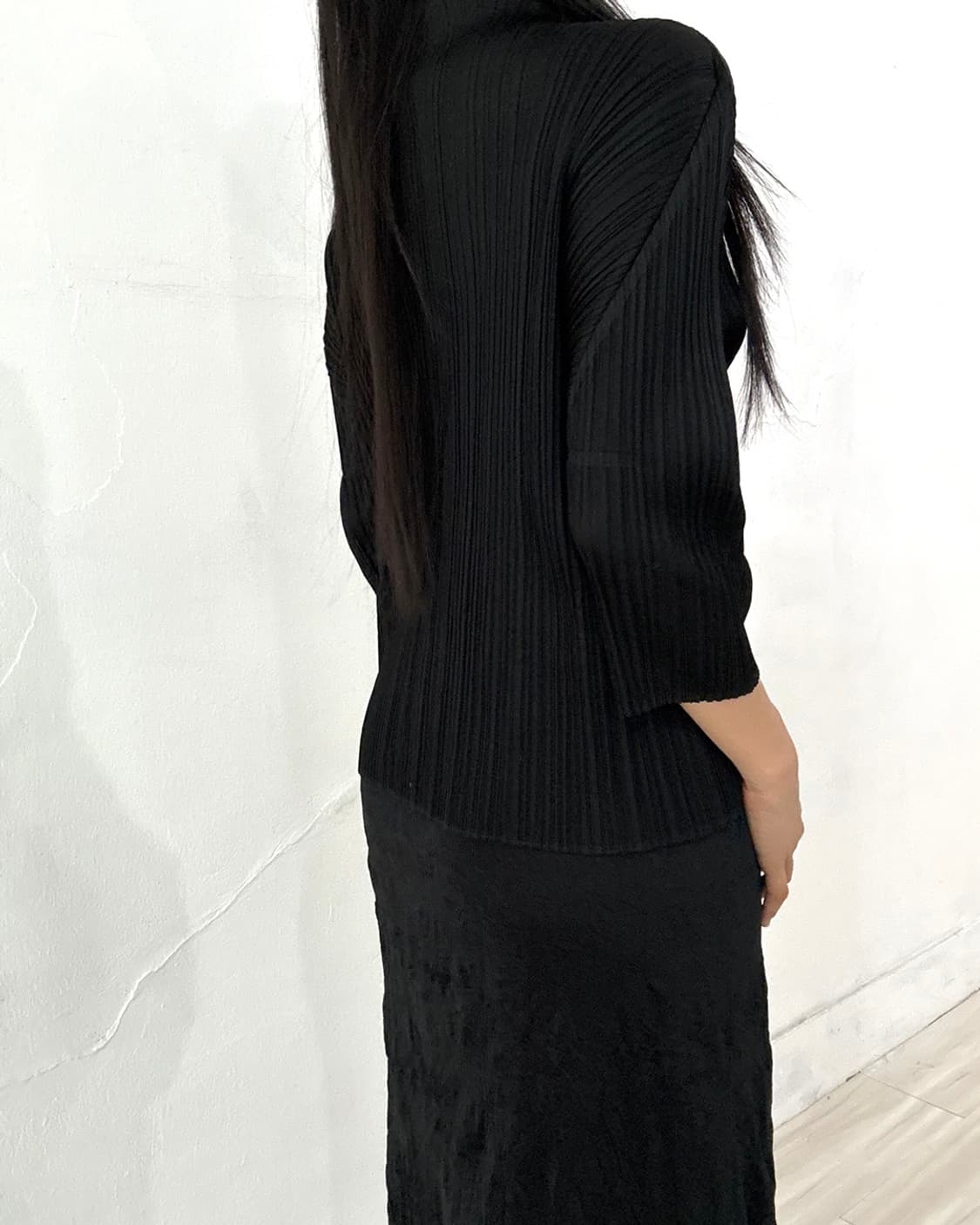Pleats Please Black Pleated Top 상품이미지3