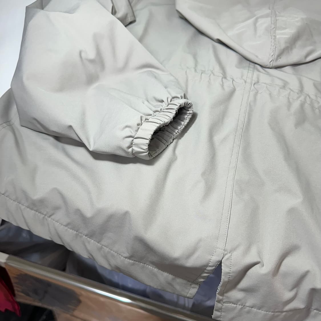 M 100 라퍼지스토어 시멘트그레이 오버핏 스트링 폴리자켓 상품이미지6