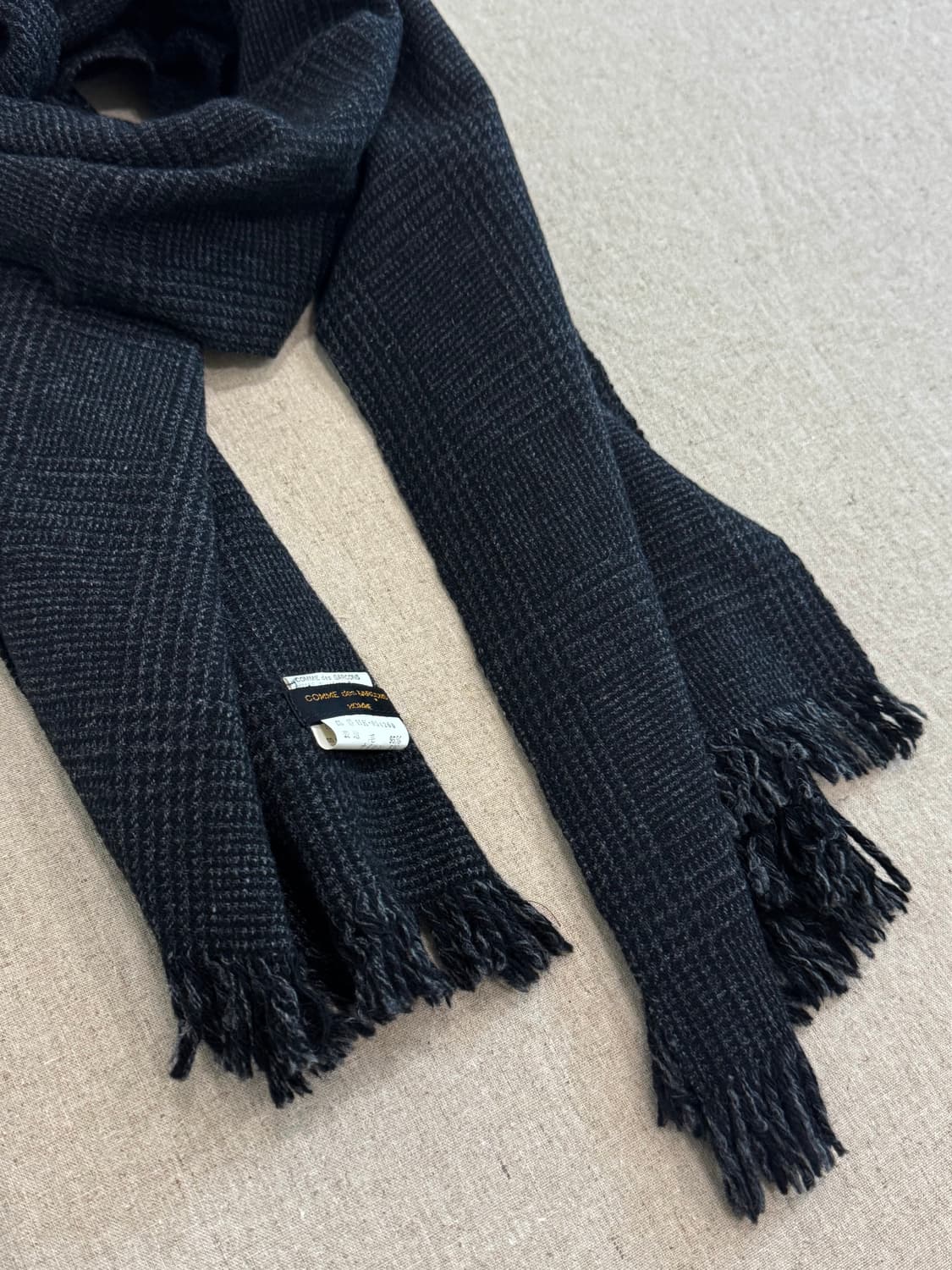 꼼데가르송 옴므 91aw 울 머플러 상품이미지4