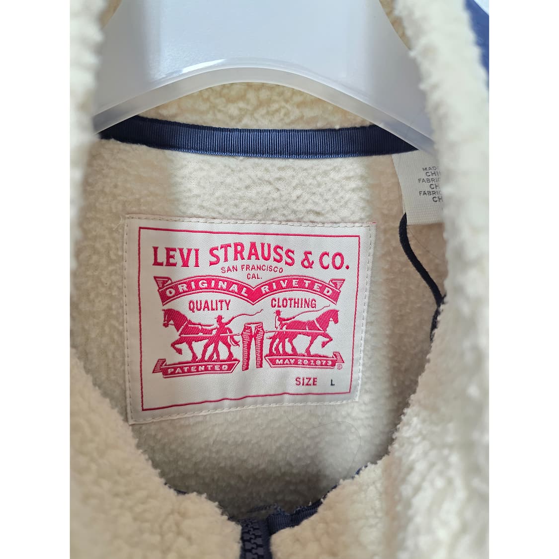 택포) 리바이스 쉐르파 조끼 L 상품이미지2