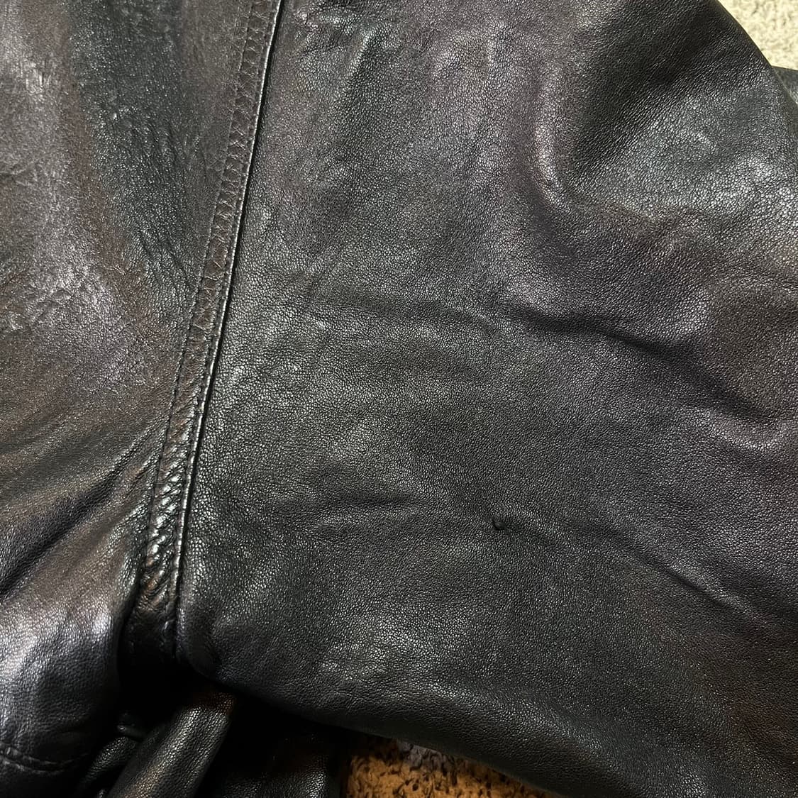 Vintage 빈티지 양가죽 봄버 자켓 상품이미지6