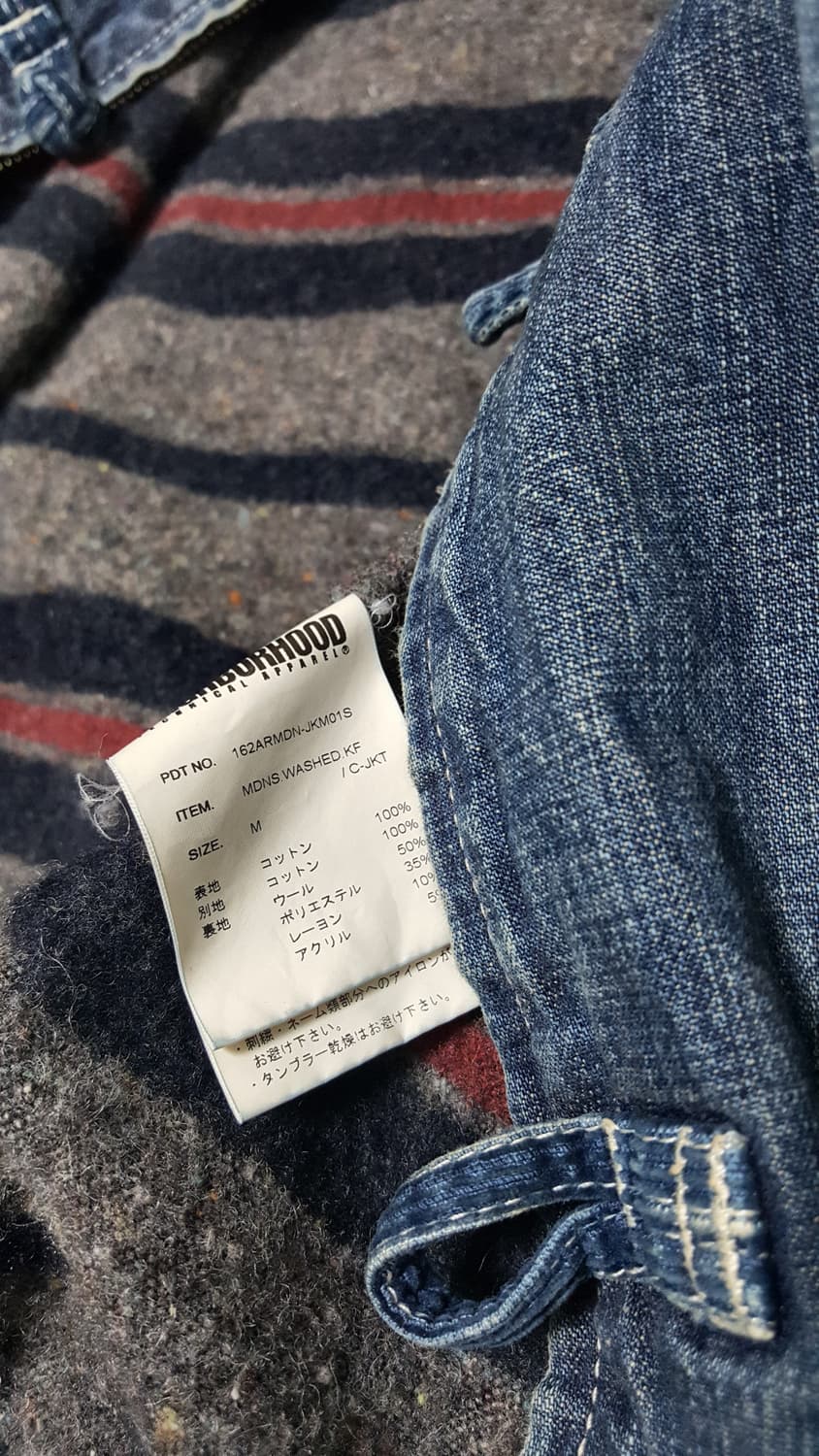 네이버후드 X 매드니스 16AW 쿵푸 데님 자켓 상품이미지7