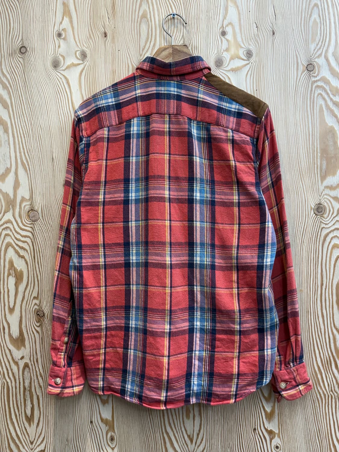 폴로 랄프로렌 숄더 패치 플란넬 셔츠 상품이미지4