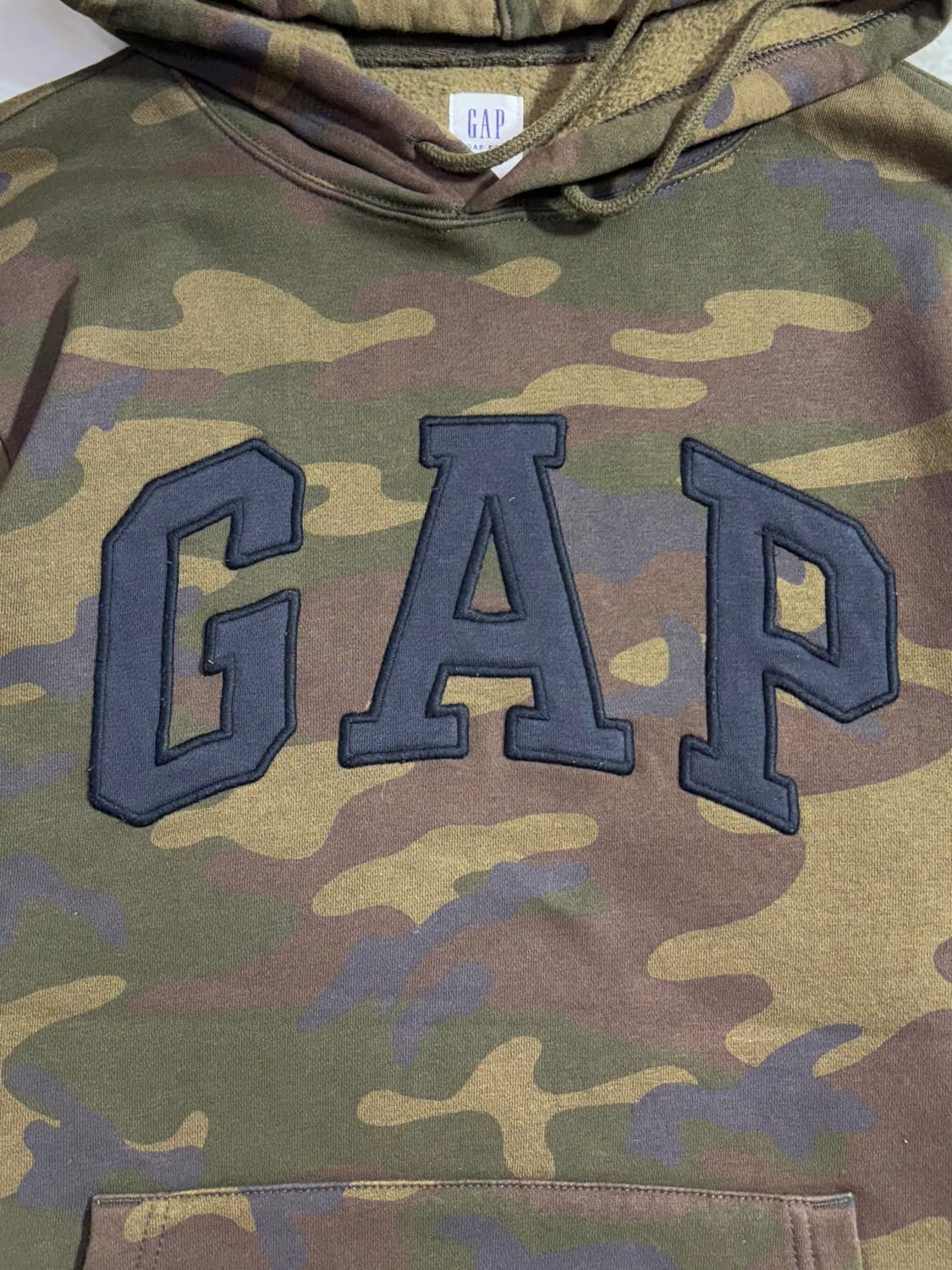 GAP 카모 빅로고 후드  상품이미지5