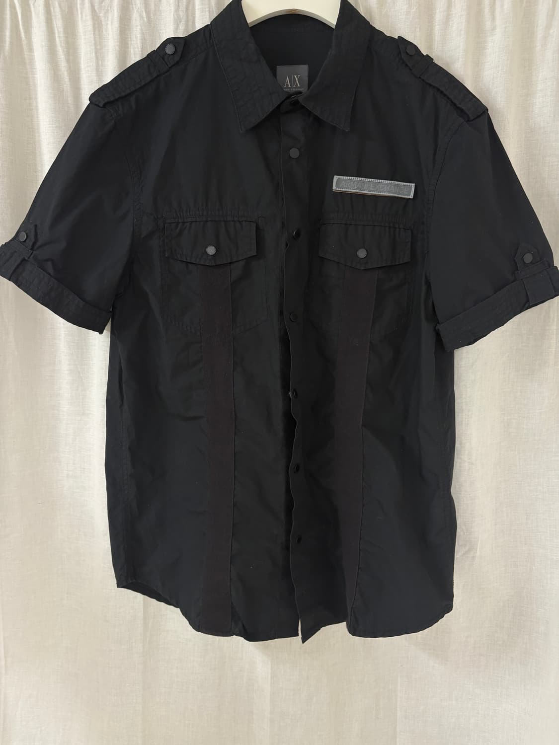 [M] 아르마니 익스체인지 숏 슬리브 워크 셔츠 상품이미지1