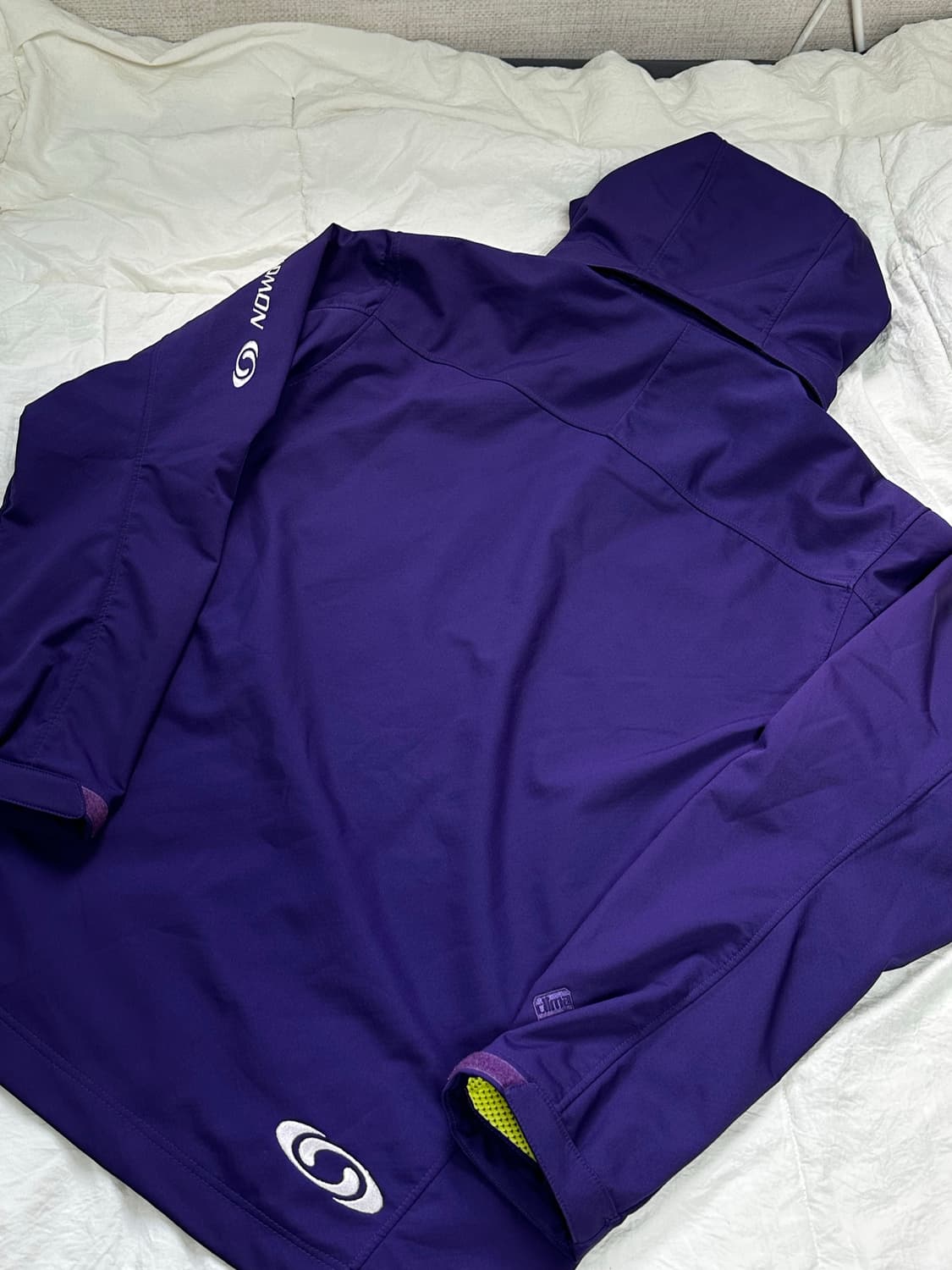 살로몬 태풍로고 바람막이 퍼플 라지 상품이미지2