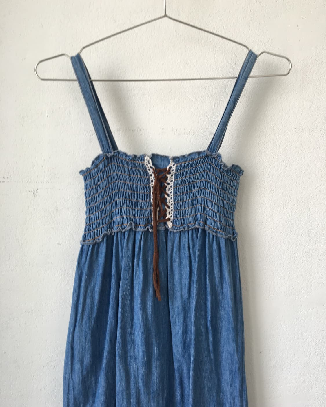 Lace up point sleeveless one piece 상품이미지4