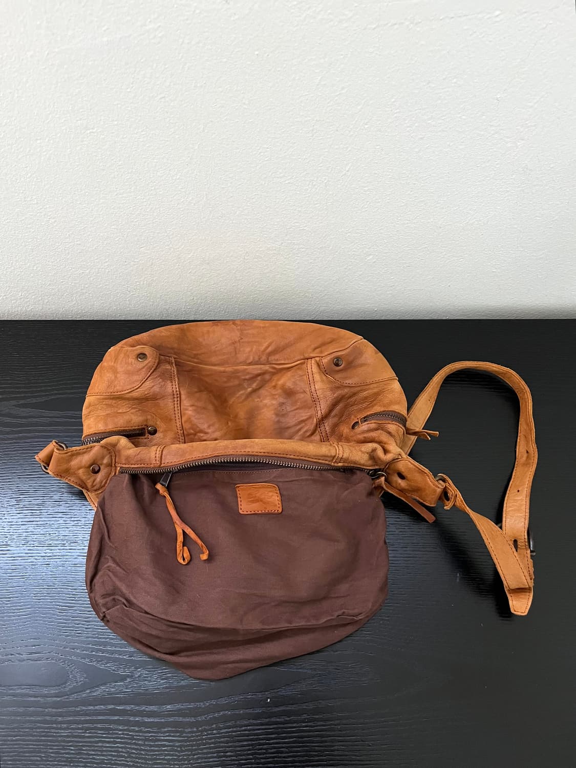 90’s go9 헌팅가죽 크로스백 상품이미지4