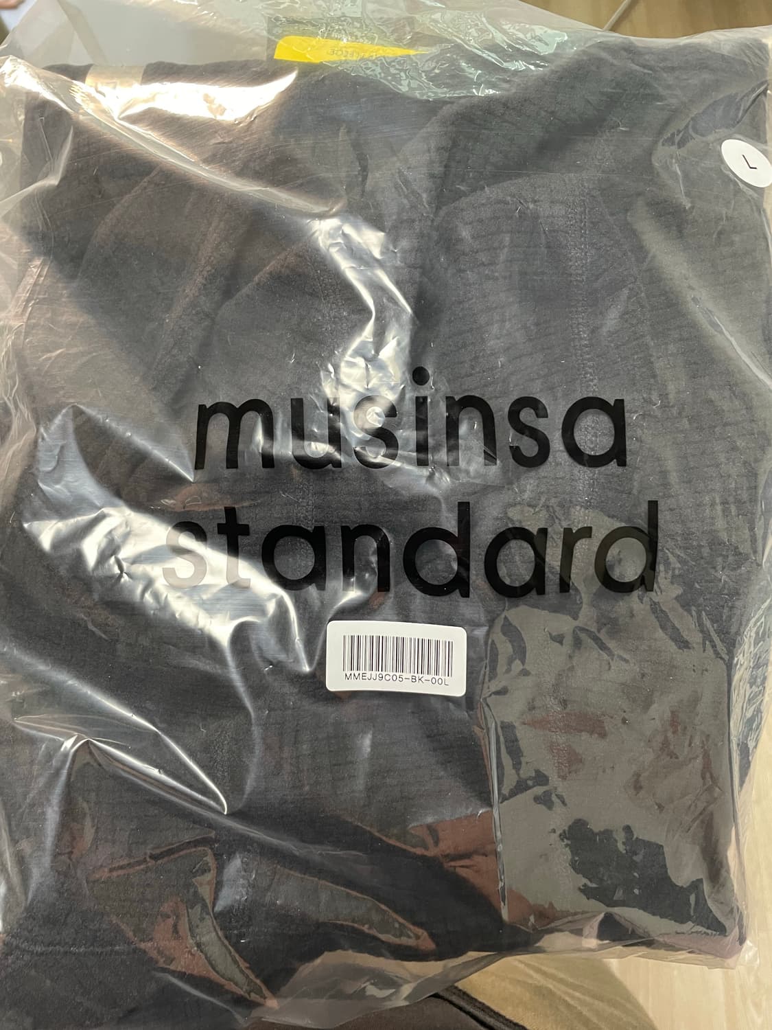 [무신사 스탠다드] 시티 레저 그리드 바라클라바 후드 집업 (블랙/L) 상품이미지5