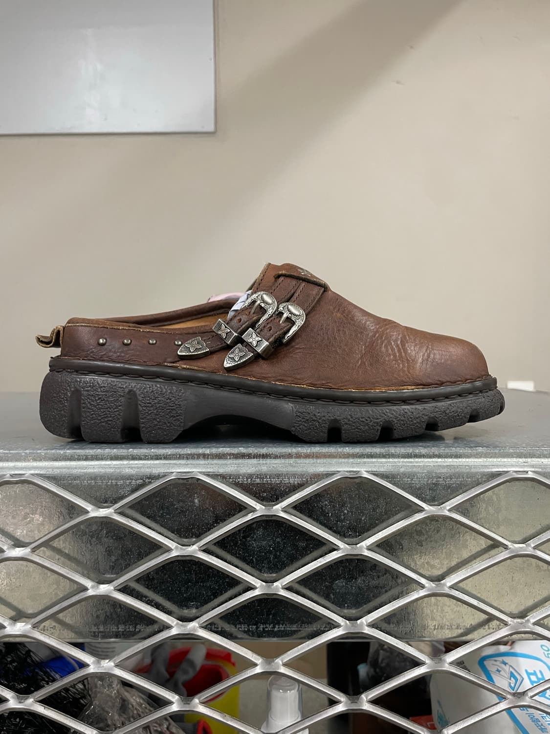 더블 H 부츠 뮬 브라운 38 (gr-4270) 상품이미지4